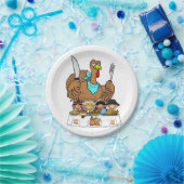 Assiettes En Carton Plaques de papier Thanksgiving (Fête)