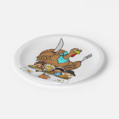 Assiettes En Carton Plaques de papier Thanksgiving (Angle)