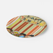 Assiettes En Carton Plaques de papier Thanksgiving (Angle)