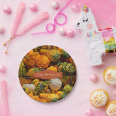 Assiettes En Carton Plaques de papier Thanksgiving (Fête)