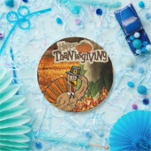 Assiettes En Carton Plaques de papier Thanksgiving (Fête)