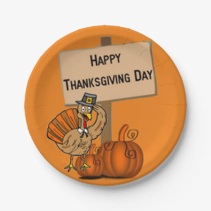 Assiettes En Carton Plaques de papier Thanksgiving