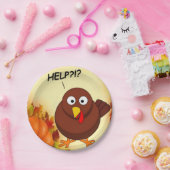 Assiettes En Carton Plaques de papier Thanksgiving (Fête)