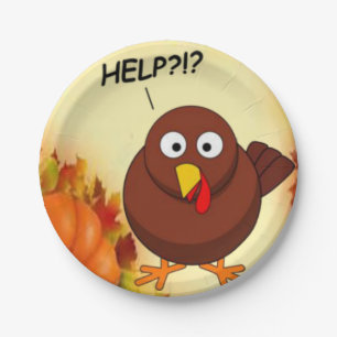 Assiettes En Carton Plaques de papier Thanksgiving