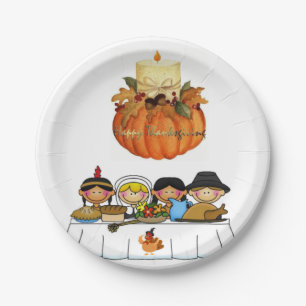 Assiettes En Carton Plaques de papier Thanksgiving