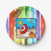 Assiettes En Carton Plaques de papier Thanksgiving (Devant)