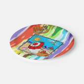 Assiettes En Carton Plaques de papier Thanksgiving (Angle)