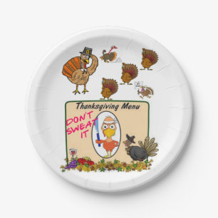 Assiettes En Carton Plaques de papier Thanksgiving