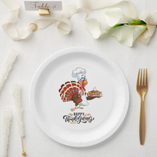 Assiettes En Carton Plaques de papier Thanksgiving