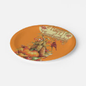 Assiettes En Carton Plaques de papier Thanksgiving (Angle)