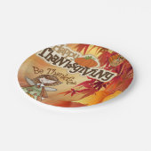 Assiettes En Carton Plaques de papier Thanksgiving (Angle)