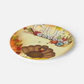 Assiettes En Carton Plaques de papier Thanksgiving (Angle)