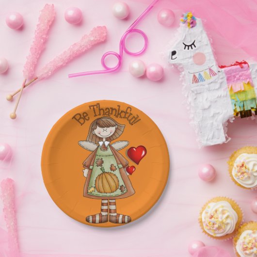 Assiettes En Carton Plaques de papier Thanksgiving (Fête)