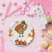 Assiettes En Carton Plaques de papier Thanksgiving (Fête)