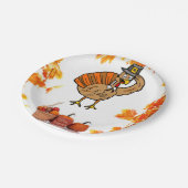 Assiettes En Carton Plaques de papier Thanksgiving (Angle)