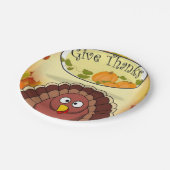 Assiettes En Carton Plaques de papier Thanksgiving (Angle)