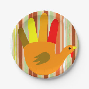 Assiettes En Carton Plaques de papier Thanksgiving