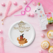 Assiettes En Carton Plaques de papier Thanksgiving (Fête)