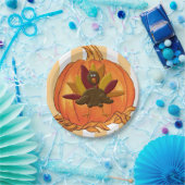 Assiettes En Carton Plaques de papier Thanskgiving (Fête)