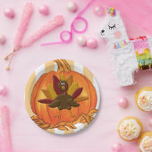 Assiettes En Carton Plaques de papier Thanskgiving (Fête)
