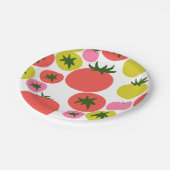 Assiettes En Carton Plaques de papier tomate mignonne (Angle)