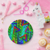 Assiettes En Carton Plaques de papier Triangle (Fête)