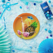 Assiettes En Carton Plaques de papier Tropical Drink (Fête)