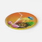 Assiettes En Carton Plaques de papier Tropical Drink (Angle)