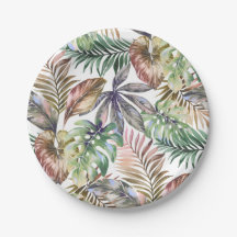 Plaques de papier tropicale Monstère tropicale Déc