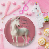 Assiettes En Carton Plaques de papier Unicorne (Fête)