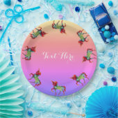 Assiettes En Carton Plaques de papier Unicorne (Fête)