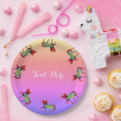 Assiettes En Carton Plaques de papier Unicorne (Fête)