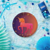 Assiettes En Carton Plaques de papier Unicorne rose (Fête)