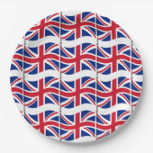 Assiettes En Carton Plaques de papier Union Jack de London Theme Party (Devant)