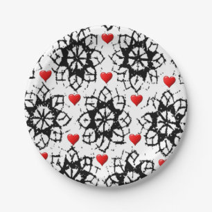 Assiettes En Carton Plaques de papier Valentine's