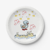 Assiettes En Carton Plaques de papier Valentine's (Devant)