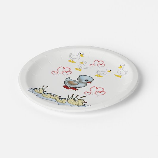 Assiettes En Carton Plaques de papier Valentine's (Angle)