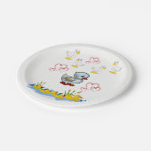 Assiettes En Carton Plaques de papier Valentine's (Angle)