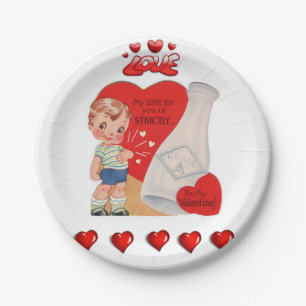 Assiettes En Carton Plaques de papier Valentine's