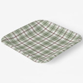 Assiettes En Carton Plaques de papier vert (Angulaire)