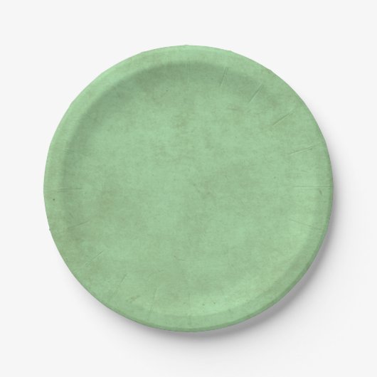 Assiettes En Carton Plaques de papier vert élégant Sage (Devant)