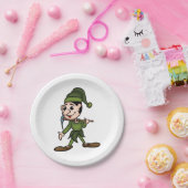 Assiettes En Carton Plaques de papier vert nain (Fête)