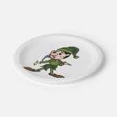 Assiettes En Carton Plaques de papier vert nain (Angle)