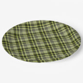 Assiettes En Carton Plaques de papier vert plaqué (Angle)