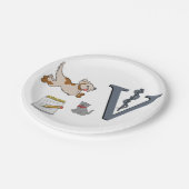 Assiettes En Carton Plaques de papier Vétérinaire (Angle)