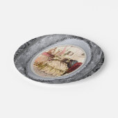 Assiettes En Carton Plaques de papier victorien (Angle)
