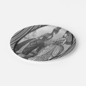 Assiettes En Carton Plaques de papier victorien (Angle)