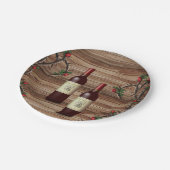 Assiettes En Carton Plaques de papier Vin (Angle)