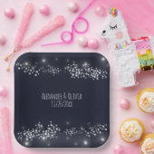 Assiettes En Carton Plaques de papier Wedding shower clair étoile (Fête)