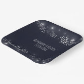 Assiettes En Carton Plaques de papier Wedding shower clair étoile (Angulaire)